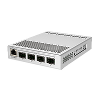 [RO.MKT.012] MikroTik CRS305-1G-4S+IN Five-port desktop switch with one Gigabit Ethernet port and four SFP+ 10Gbps ports